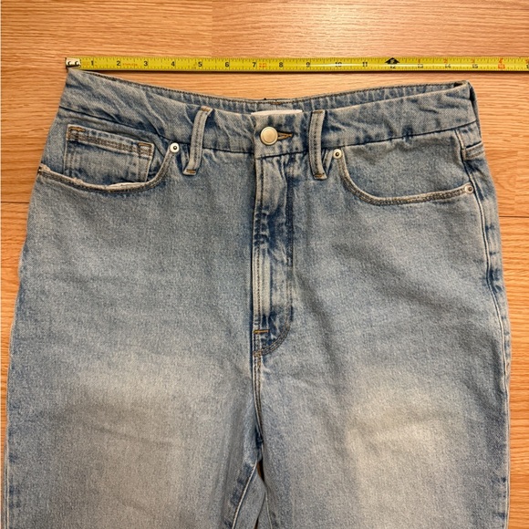 Good American Women's Side Slit Good Boy Jeans in INDIGO Size 10 Style:GBIS235T - Picture 10 of 10